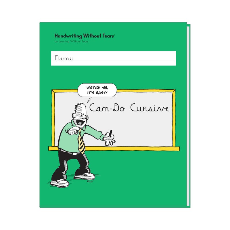Learning Without Tears, Can-Do Cursive, Student Workbook, Age 10+, 5th Grade+, Handwriting Practice, Writing Book, School & Home, Language Arts, Tutoring - Image 1